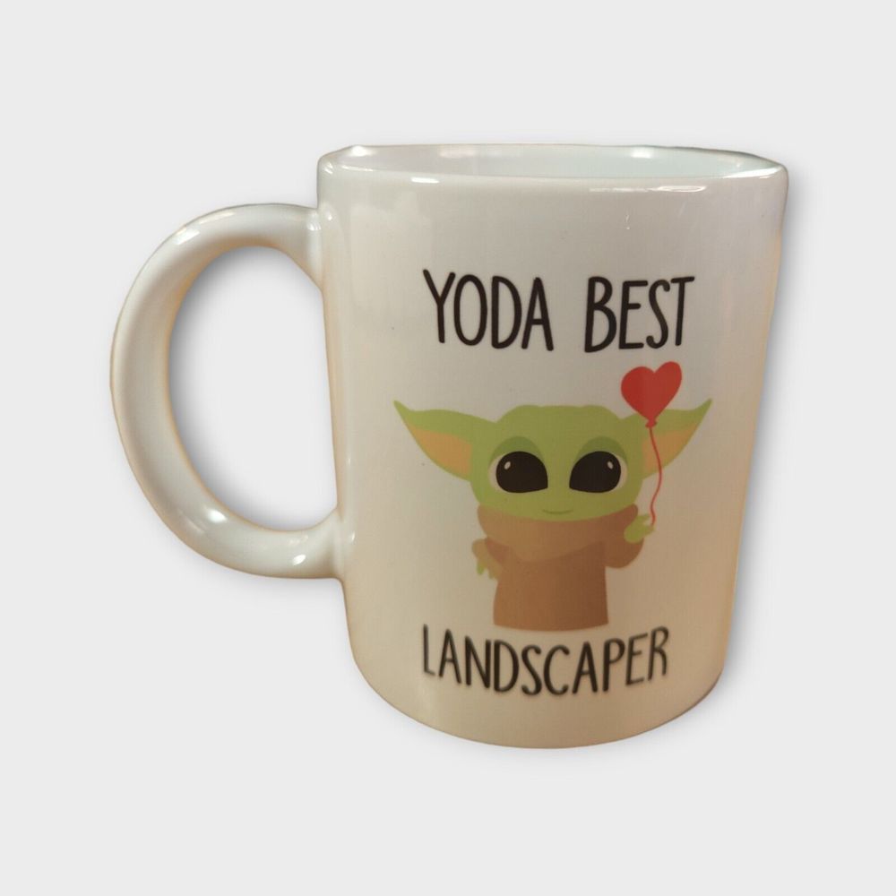 Star Wars - Baby Yoda - "Yoda Best Landscaper" Coffee Mug - NEW!